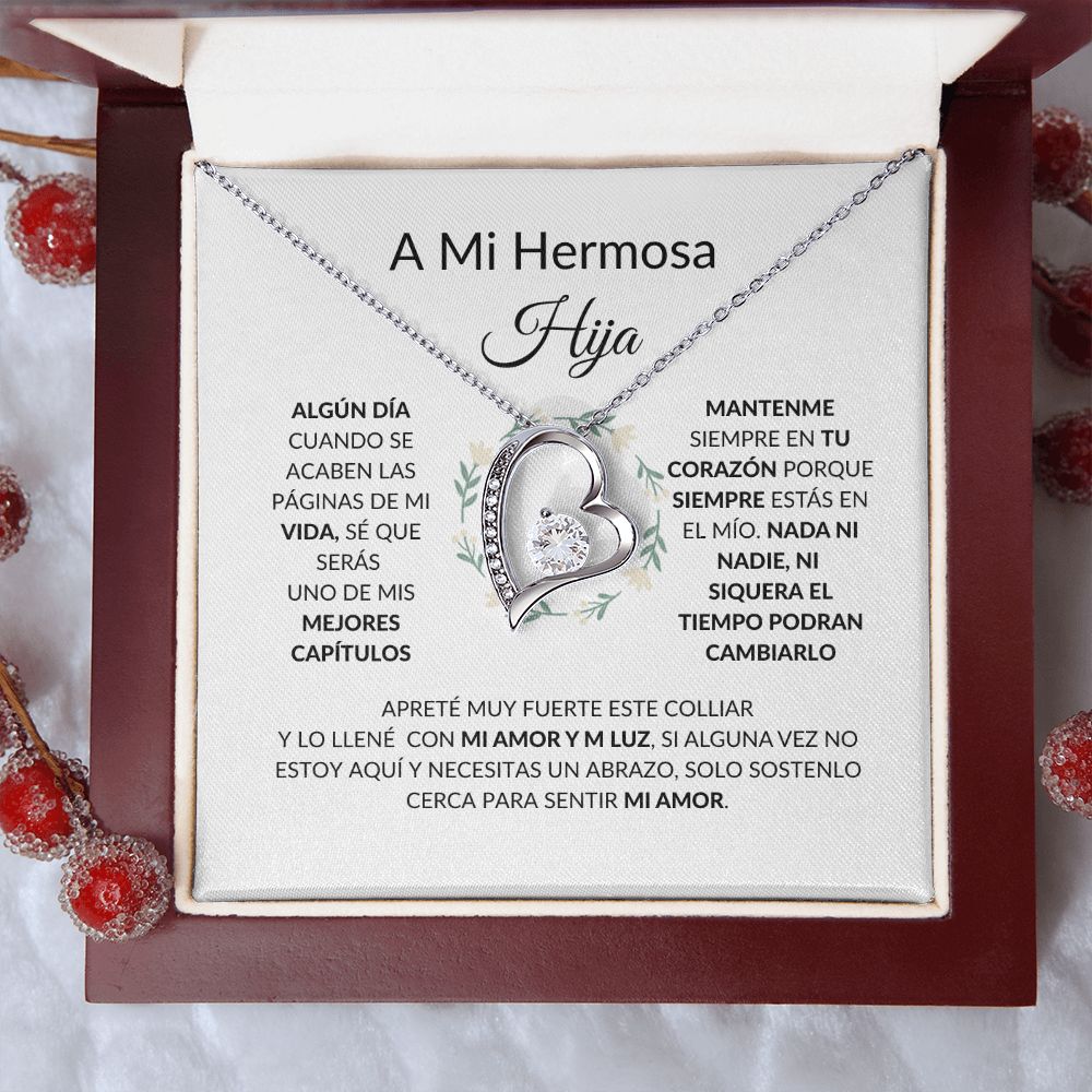 A Mi Hermosa Hija - Collar De Amor Eterno