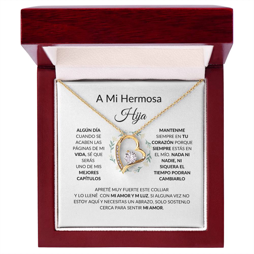 A Mi Hermosa Hija - Collar De Amor Eterno