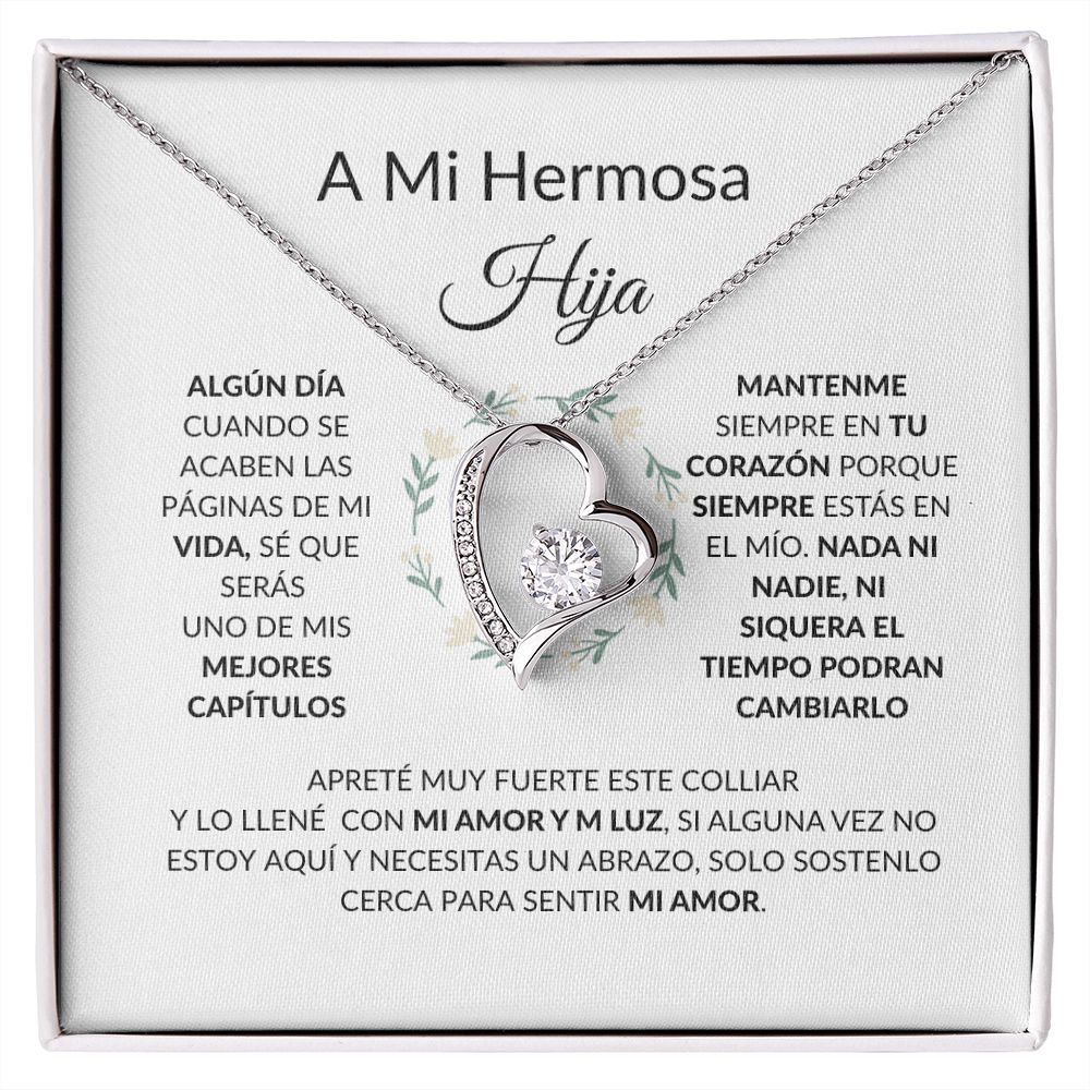 A Mi Hermosa Hija - Collar De Amor Eterno