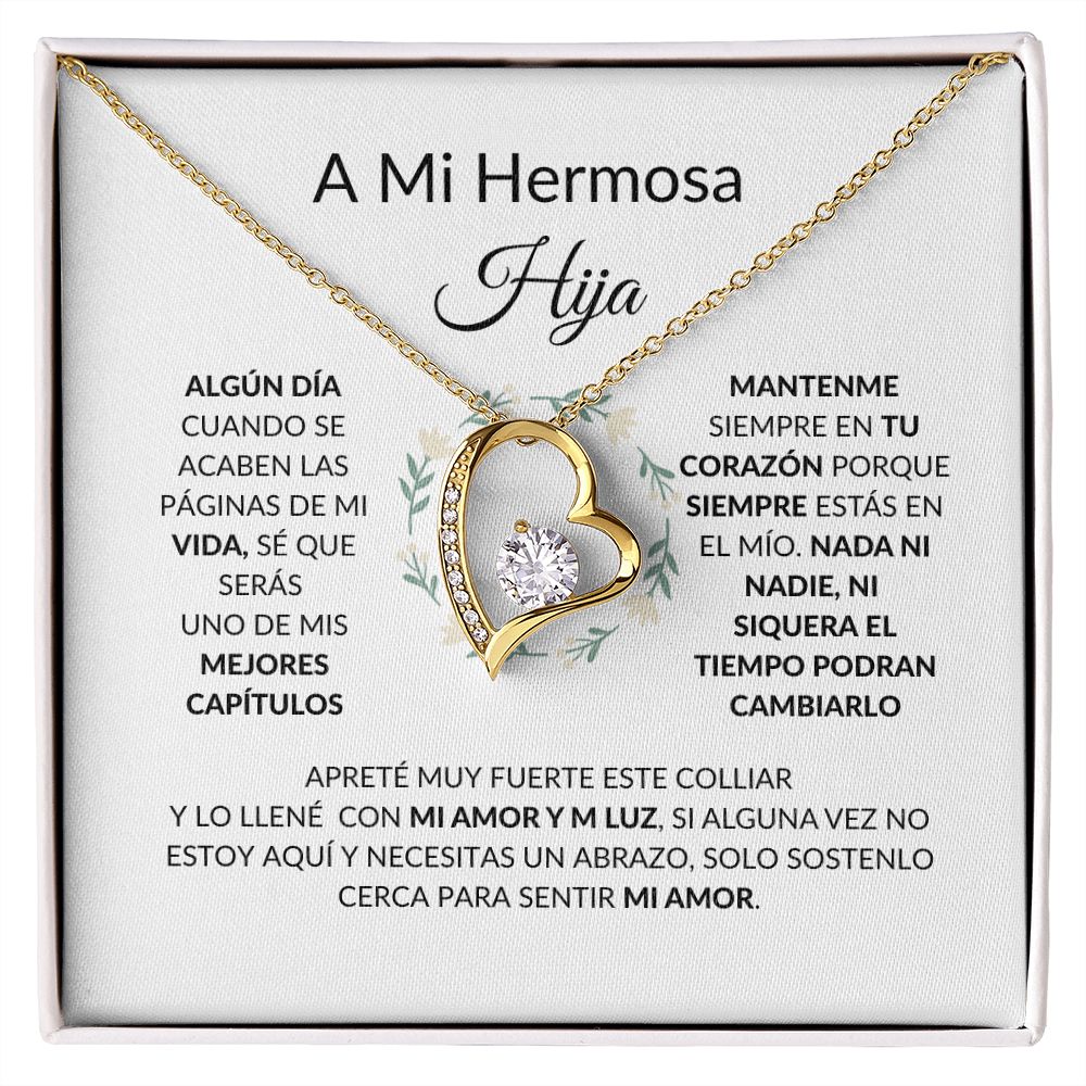 A Mi Hermosa Hija - Collar De Amor Eterno